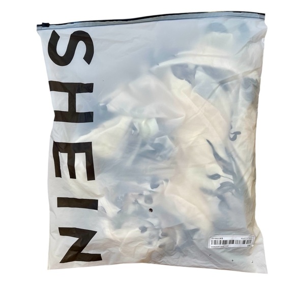 SHEIN Curve Tie Dye Plant Printed Off-Shoulder Ruffle Hip Hugging Dress Size 3X - Picture 12 of 12